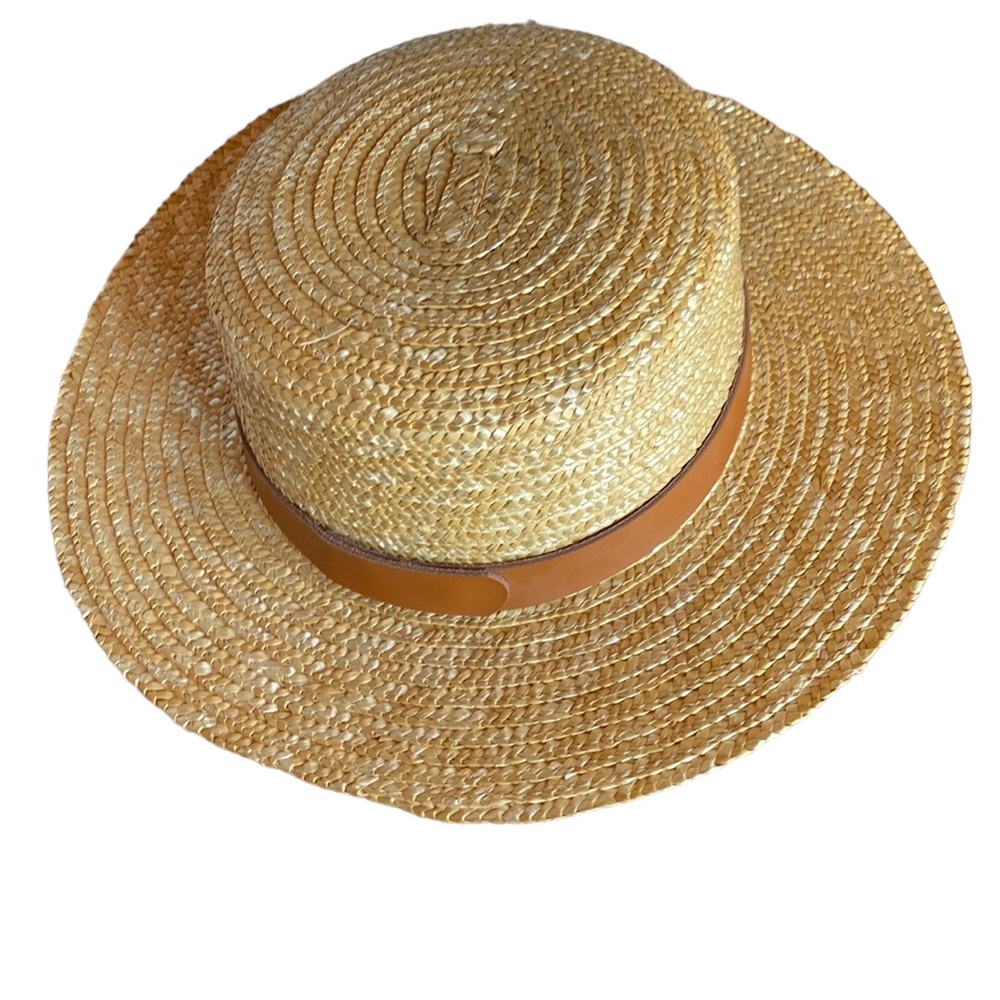 Lack of Color. Large L 59CM HAT 100% Straw,  Leather Band. Spencer Hat.